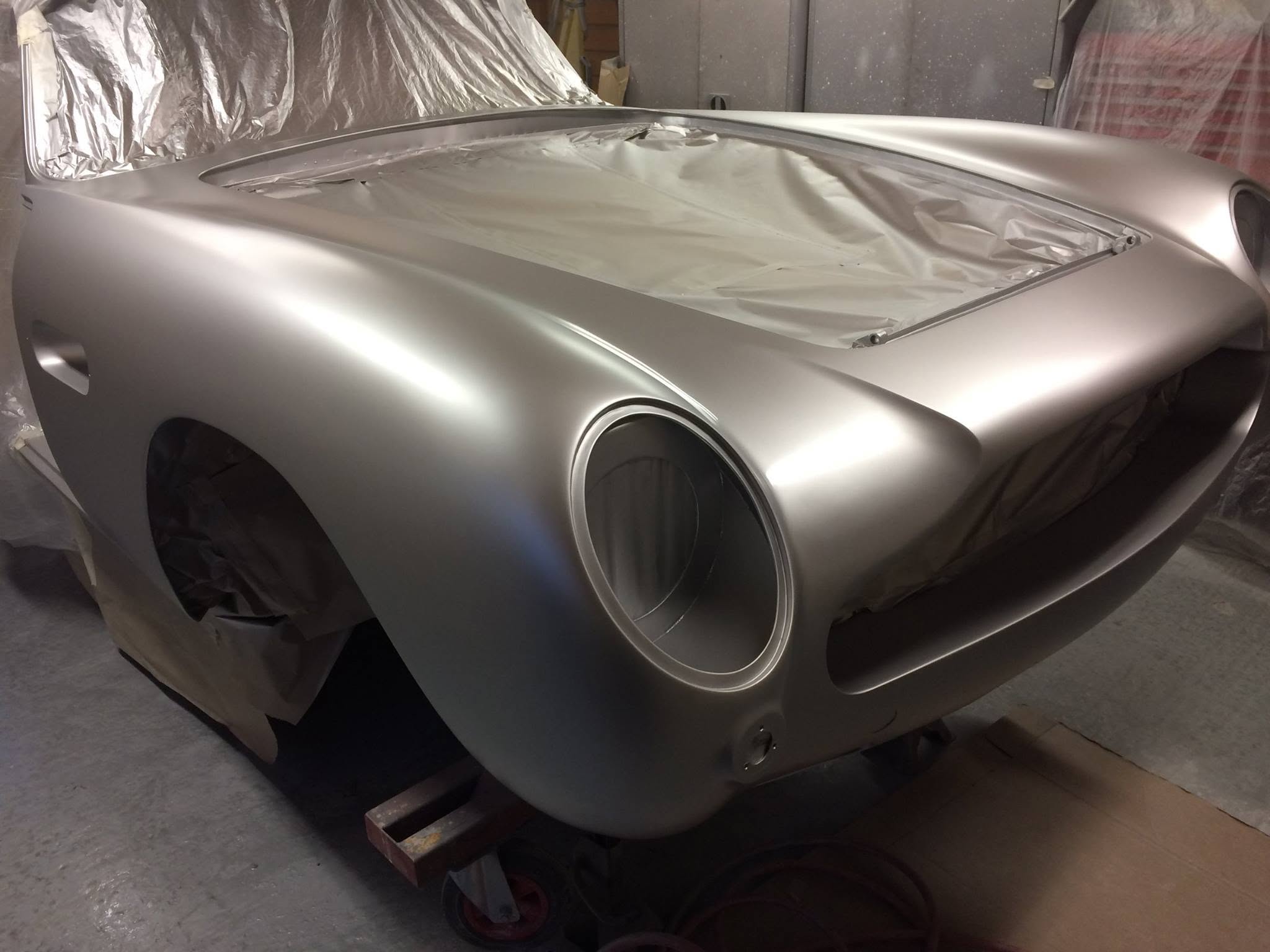Aston Martin DB5 bodywork in progress